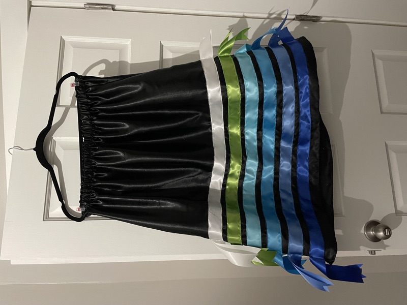 Black Ribbon Skirt